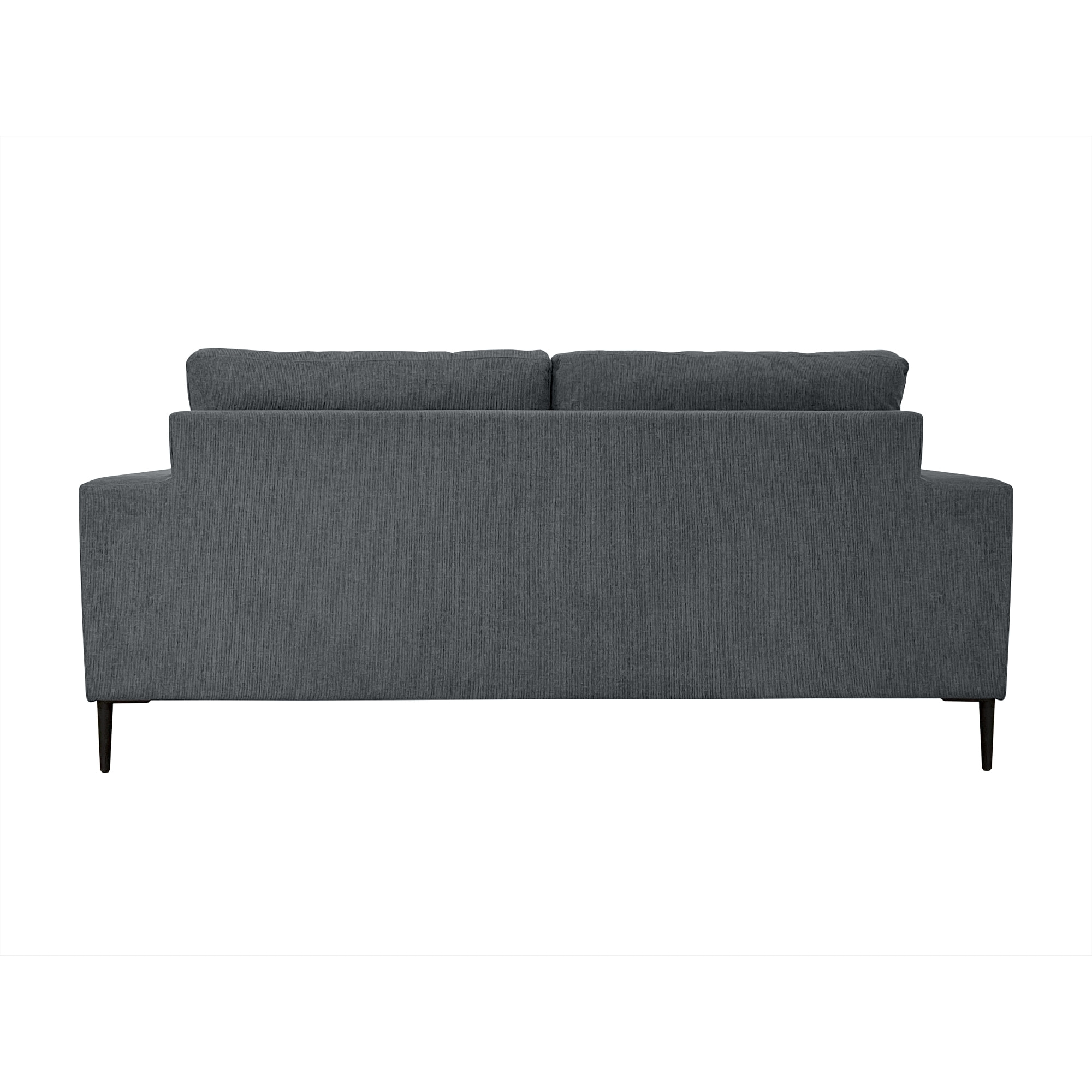 Canapé 3 pl SAMBRE 191 cm fixe tissu Anthracite - 100% déhoussable - Fab. France