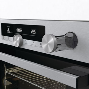 Four encastrable fonction vapeur HISENSE O643PX - Pyrolyse, Vapeur Combinée, Inox Anti-traces, 77L
