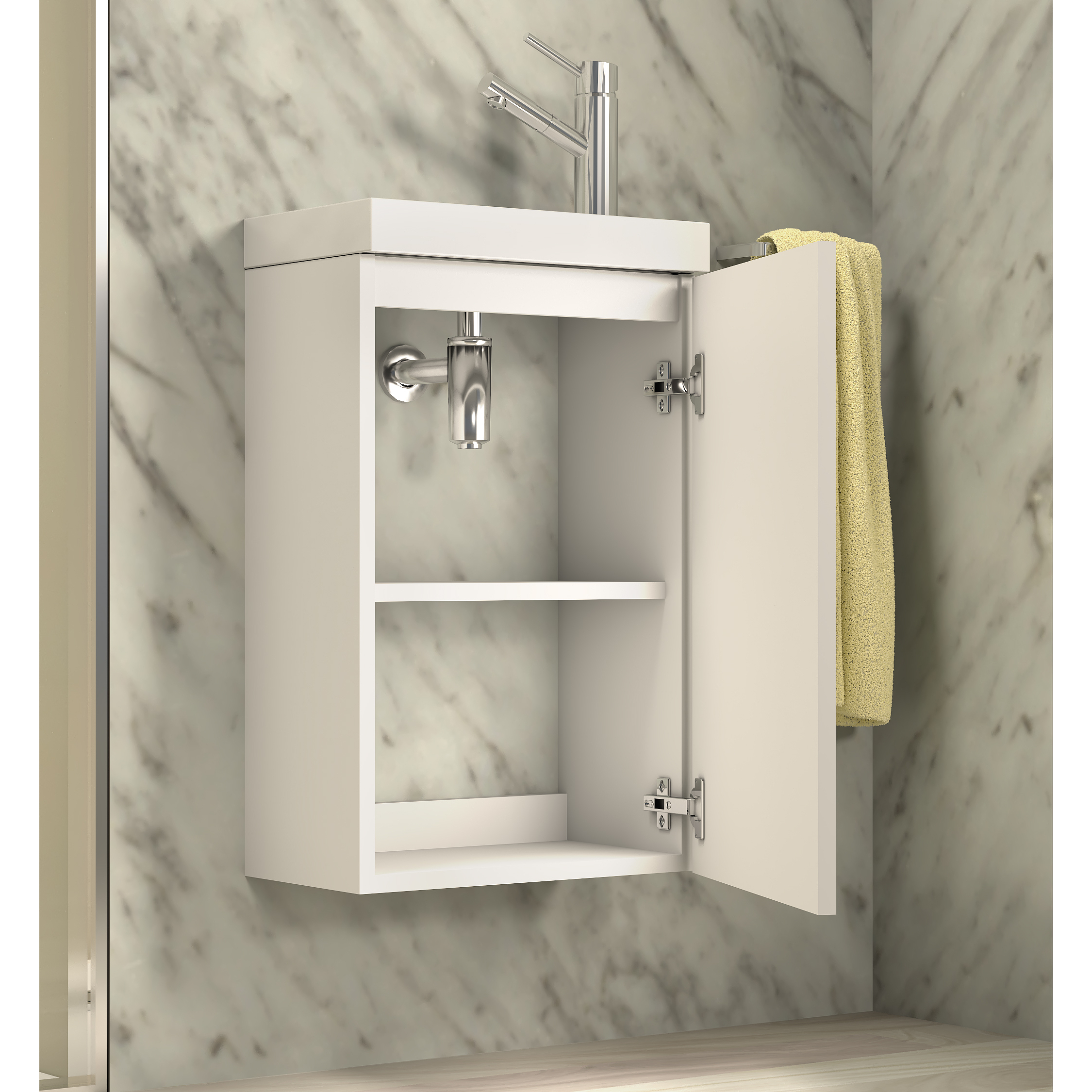 Conjunto mueble de baño LAVEMAINS 40 Alday