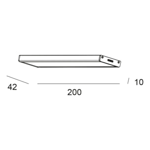 Forlight - Regleta LED Extraplana 200mm, Iluminación Neutra 4000K para Cocinas y Armarios, 185 Lúmenes, 1,6W, Enlazable, Aluminio Duradero, Diseño Discreto y Eficiente