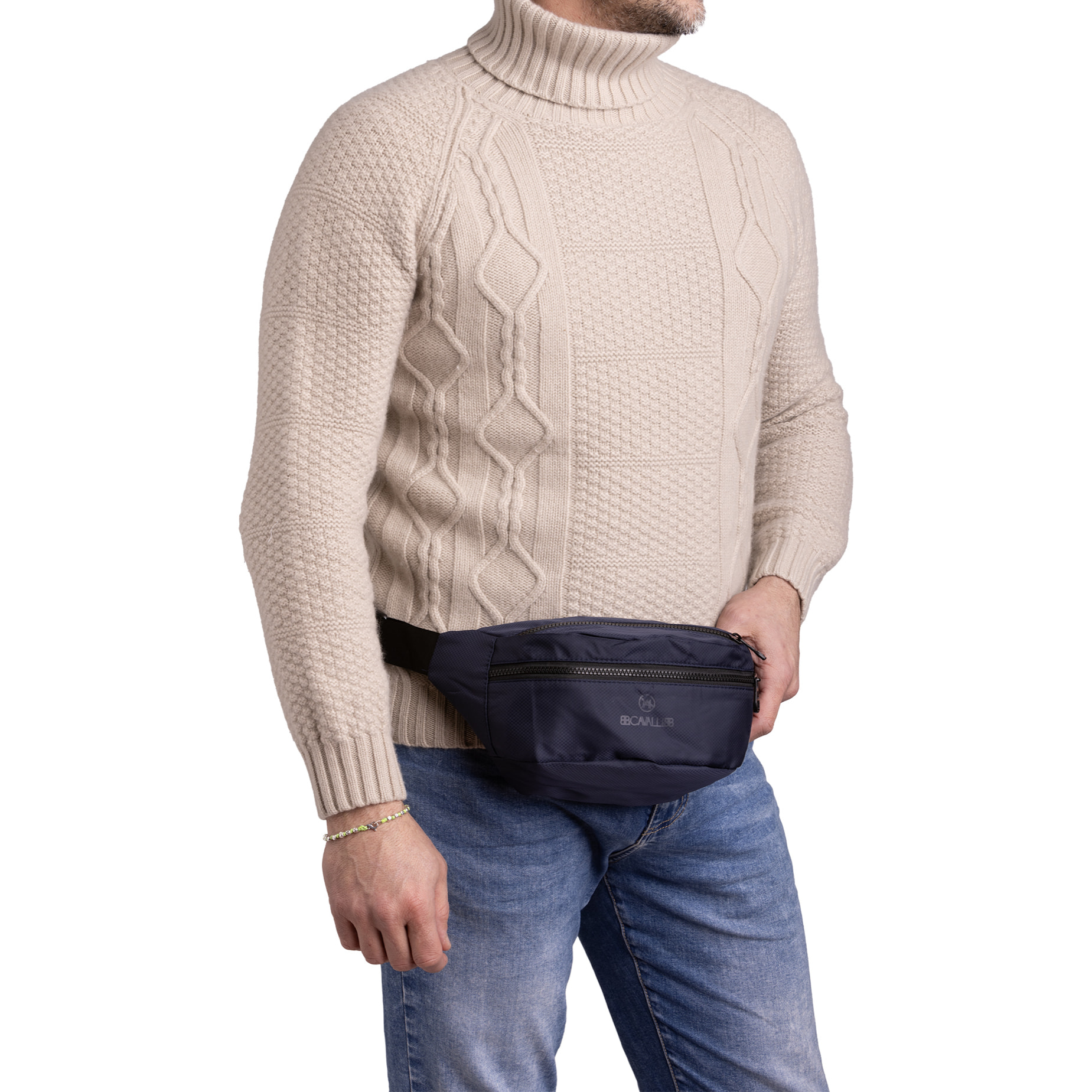 Marsupio  da uomo Textile Polyester 30x12x12 cm