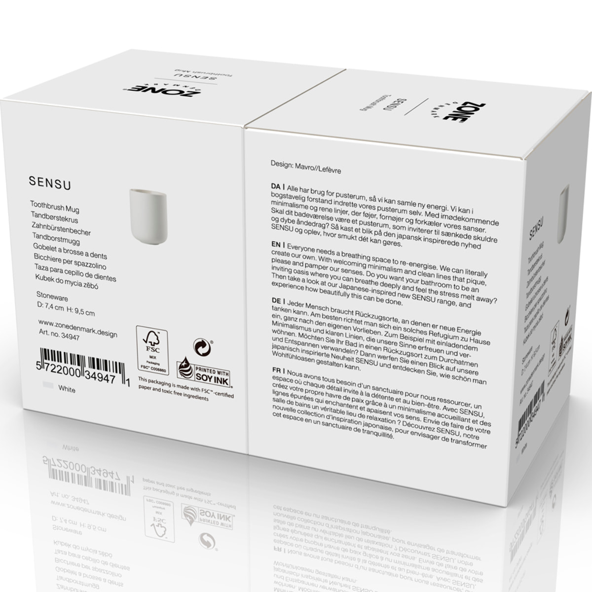 Gobelet pour brosse à dents Sensu