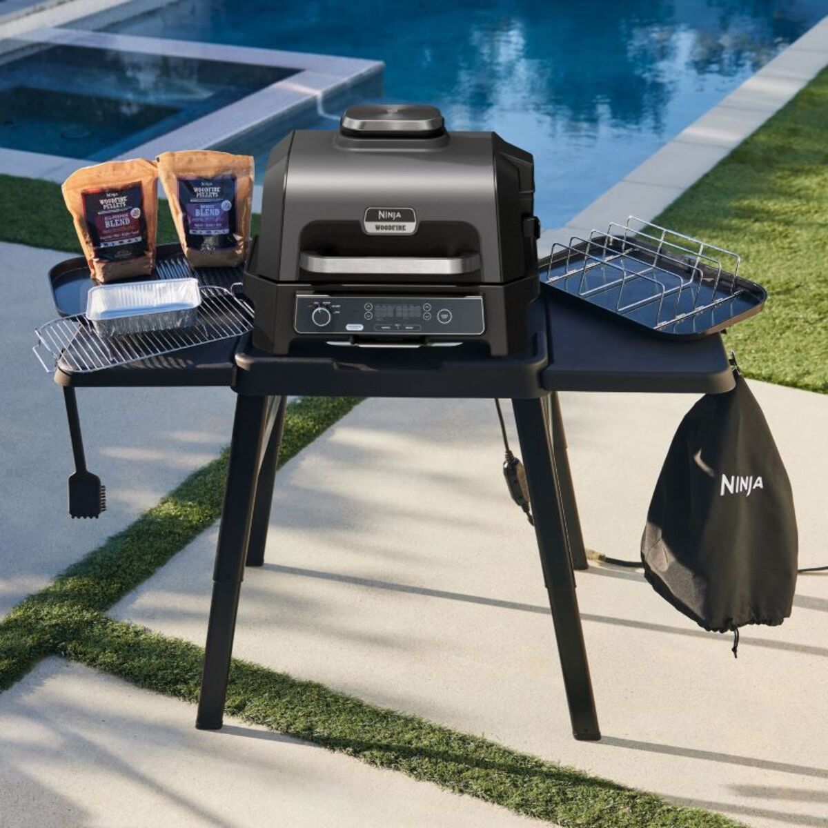 Support barbecue NINJA pour barbecue élec et fumoir Woodfire XL