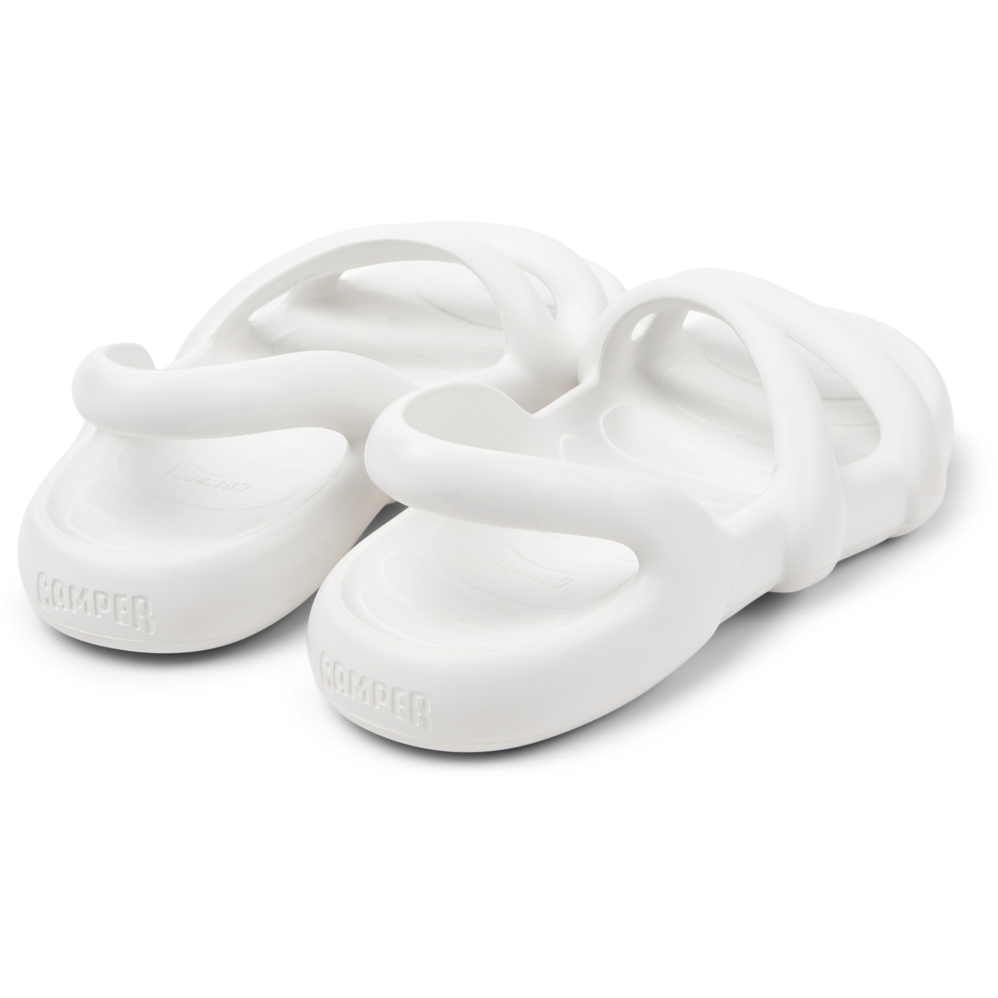 Sandalias - CAMPER Kobarah Flat - Blanco - Sintético