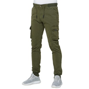 Pantalón Hot Buttered Namib cargo verde militar