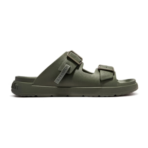 Sandalias Abiertas de Hombre Hebilla Ajustable Vibe Verde