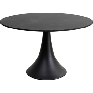 Table de jardin Grande Possibilita noire et grès Kare Design