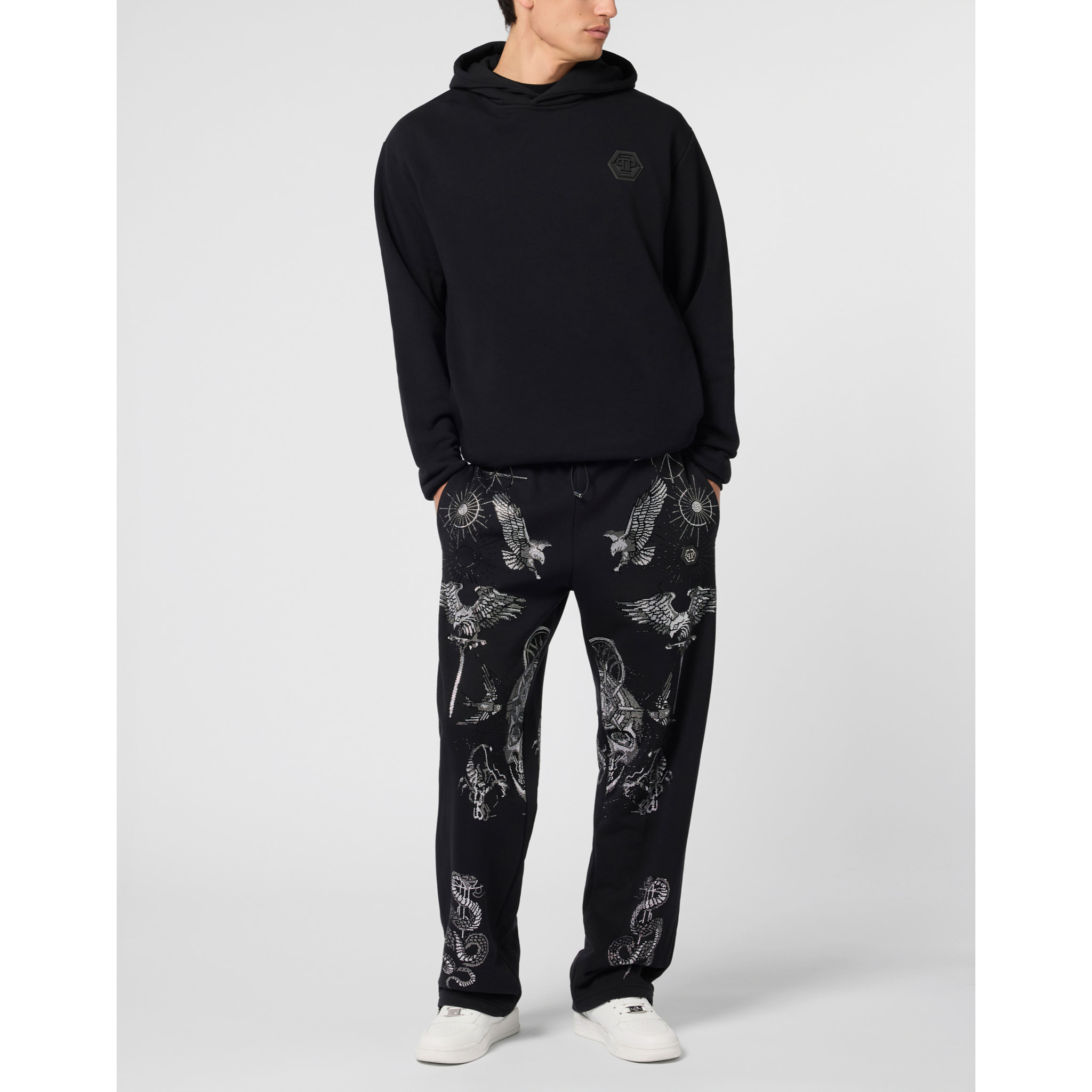 PHILIPP PLEIN Jogging Pants Tattoo Stones