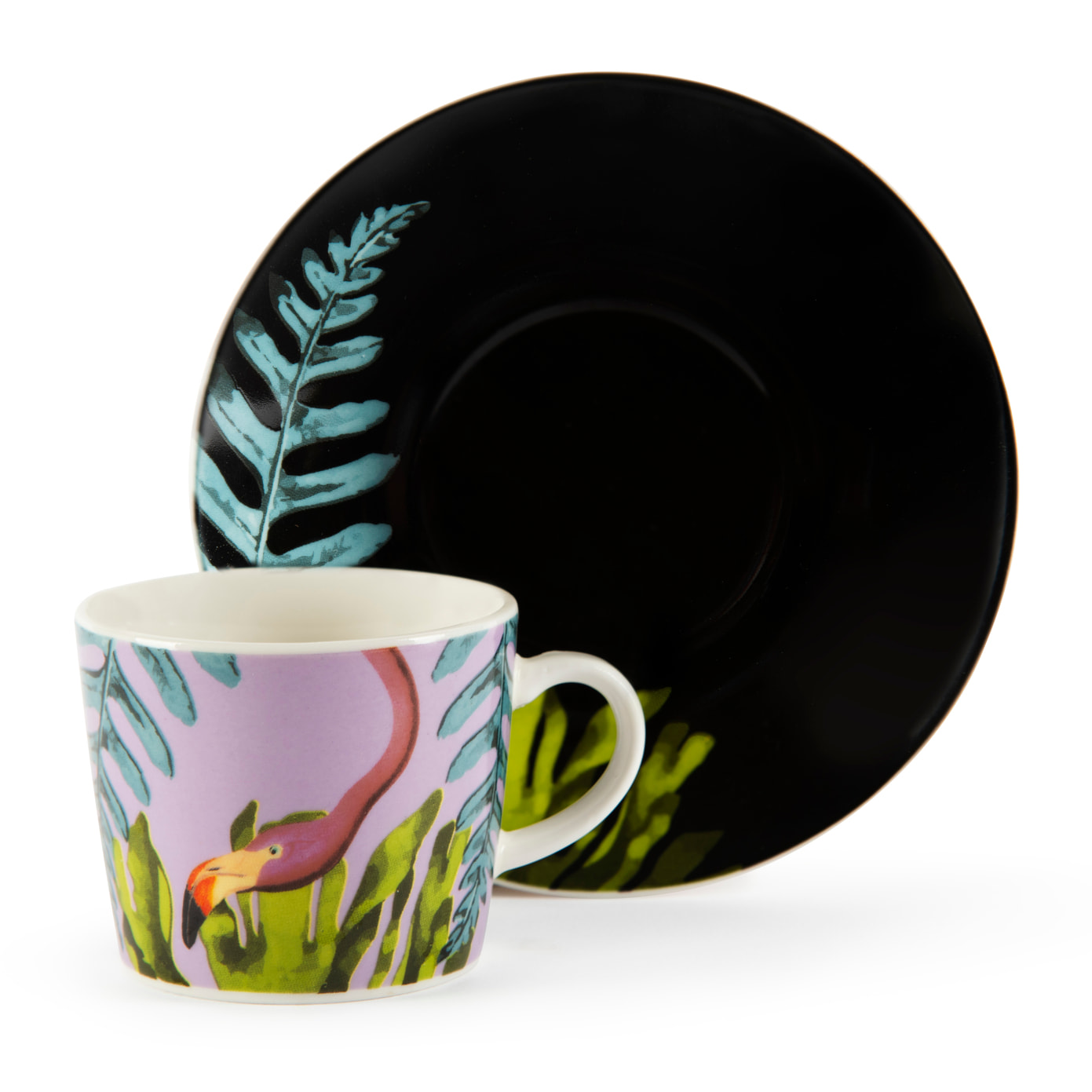 Set 6 Tazze Caffè con Piattino Excelsa – Madagascar, New Bone China Multicolore