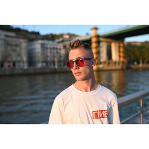 Gafas de sol OCEAN TIBURON - Trans azul esmerilado trans. rojo