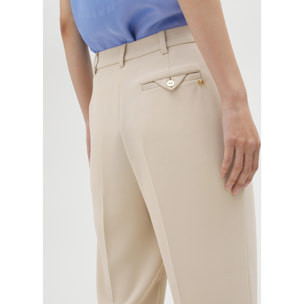 Pantaloni morbidi nude