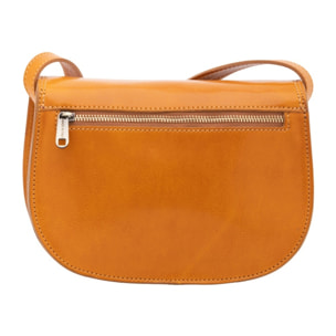 Borsa a tracolla da donna - Modello False - Vera pelle - 24.0 x 17.0 x 11.0 cm