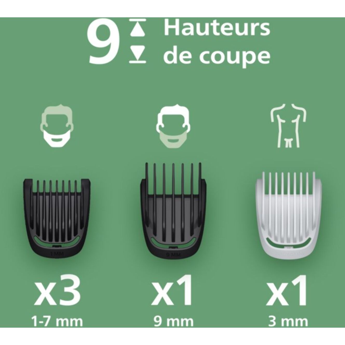 Tondeuse multi usages PHILIPS MG3935/15 Series 3000