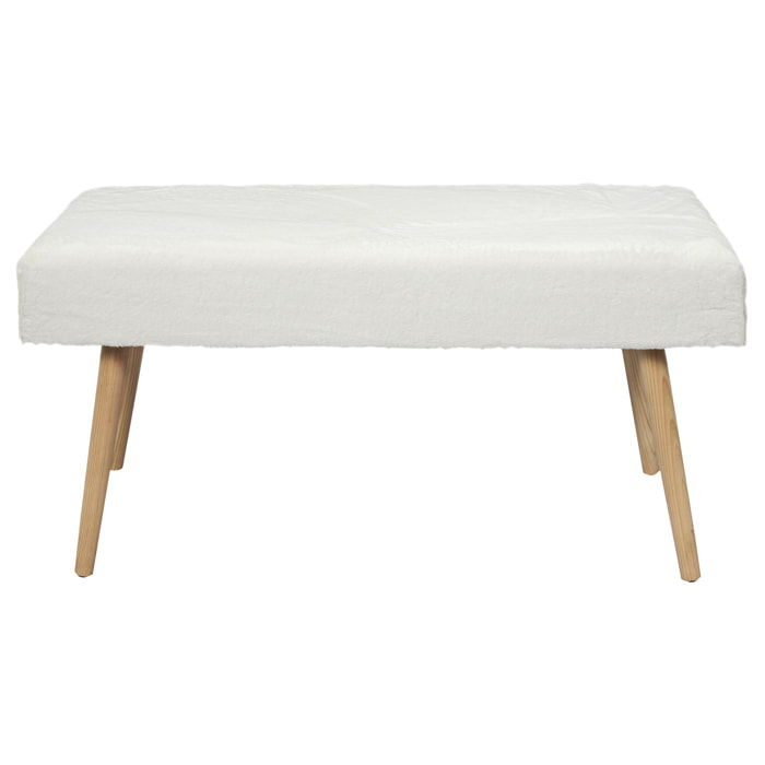 Banc Imitation Fourrure Aurea