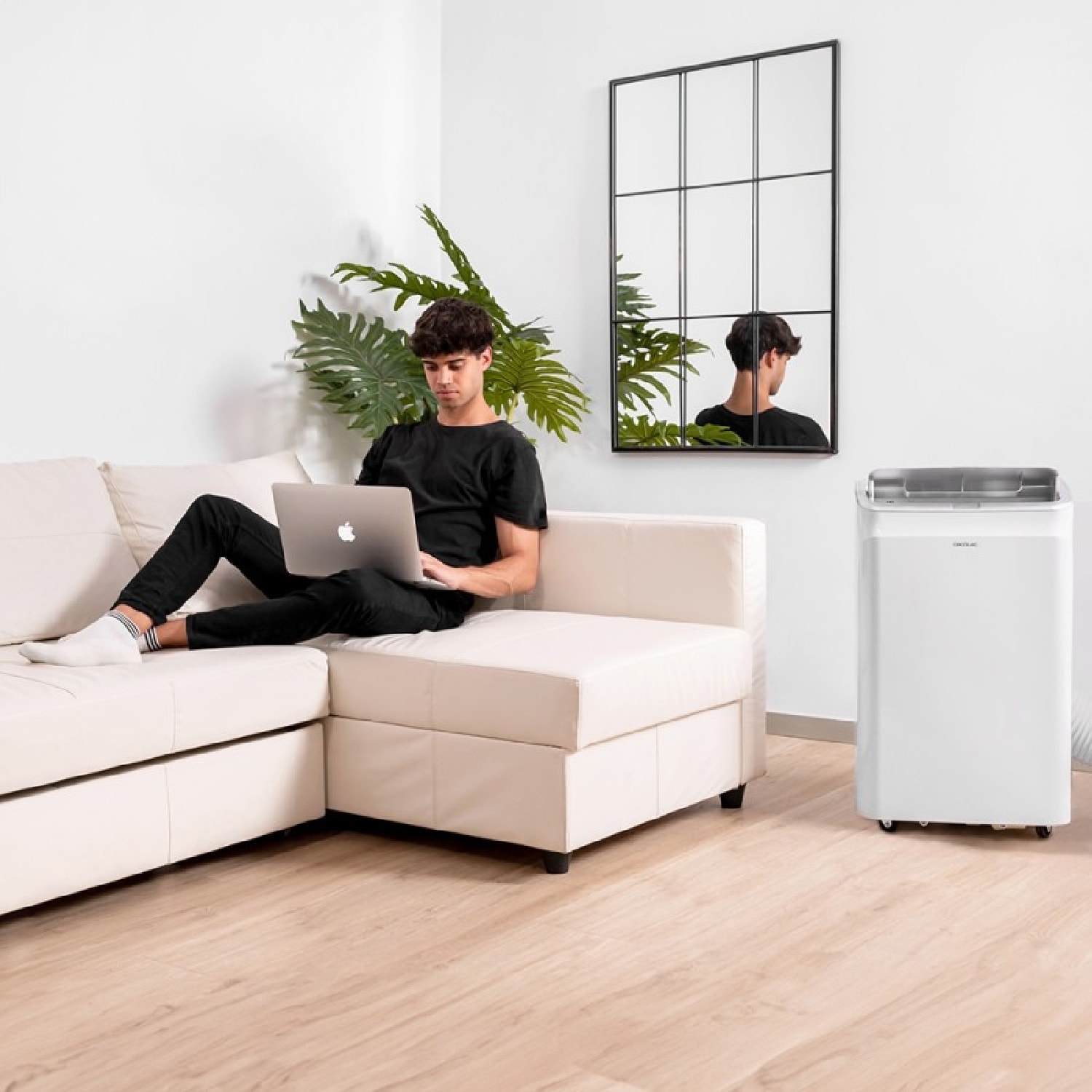 Cecotec Climatiseur portatif ForceClima 12800 Soundless Heating Connected