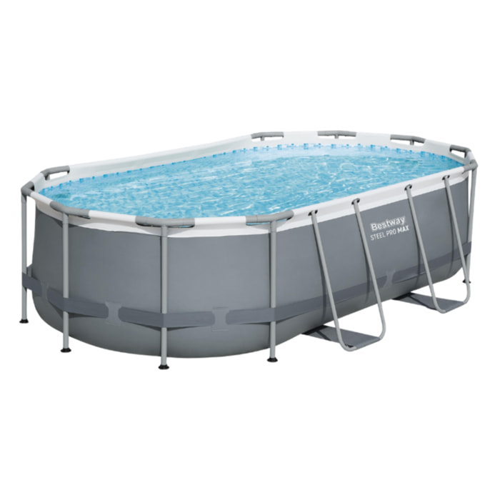 Bestway Piscine hors sol - Ovale - Steel Pro Max - 427 x 250 x 100 cm