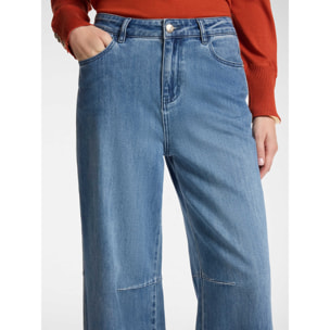Elena Mirò - Jeans flare con detalles cosidos - Azul