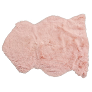 Peau de mouton Heidi rose 85x65cm Kare Design