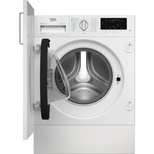 Lave linge séchant hublot encastrable BEKO B5DBT68547W - 8/5 kg - 1400 tr/min - Classe D - Moteur induction