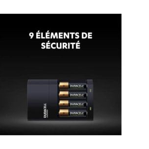 Chargeur secteur DURACELL AA/AAA x2 + Chargeur CEF14