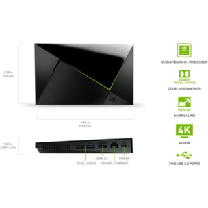 Passerelle multimédia NVIDIA Shield TV Pro