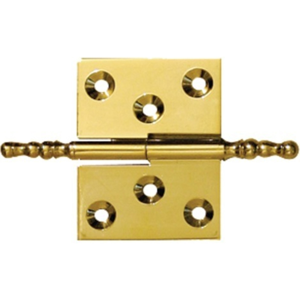 Paumelle meuble rustique laitonnée n°4 BROS - 40x50 gauche - 4-4-L-G4050-1