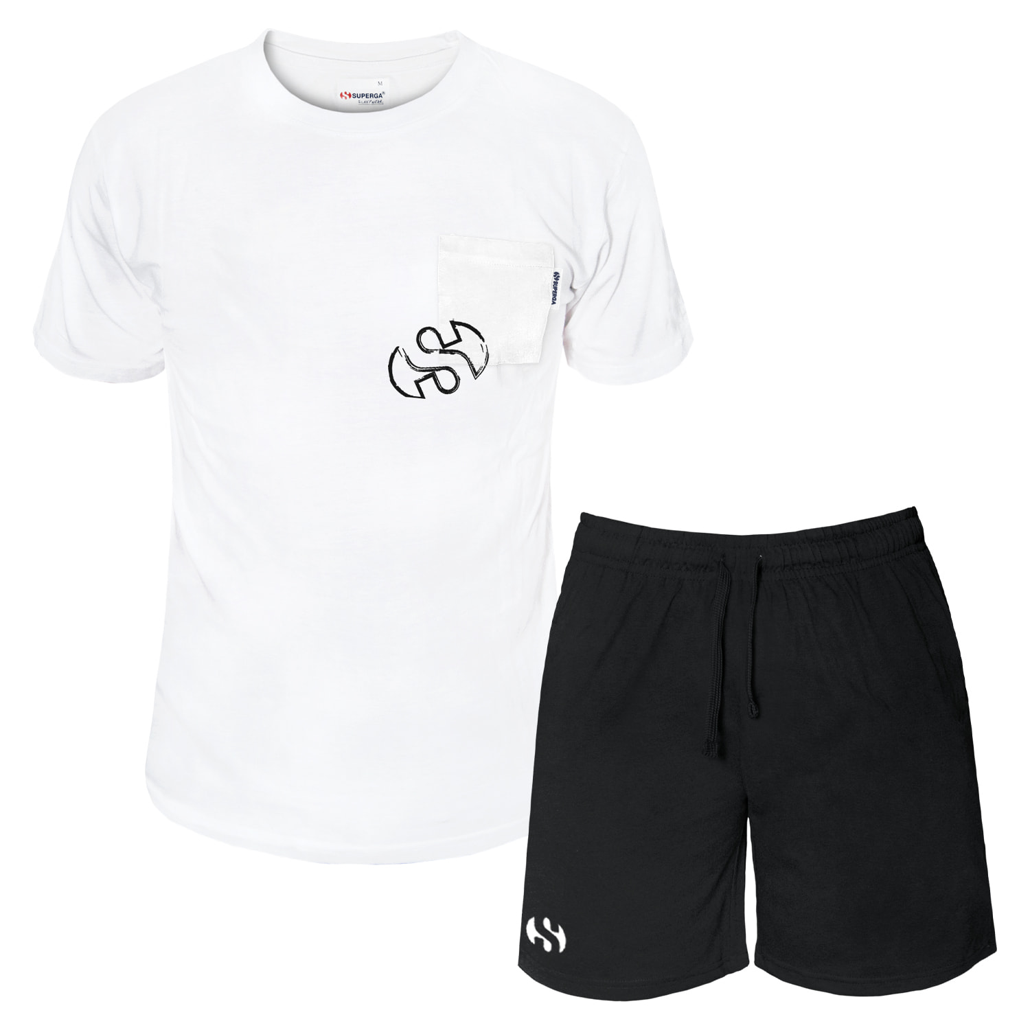 Completo Uomo SUPERGA Corto Cotone Jersey