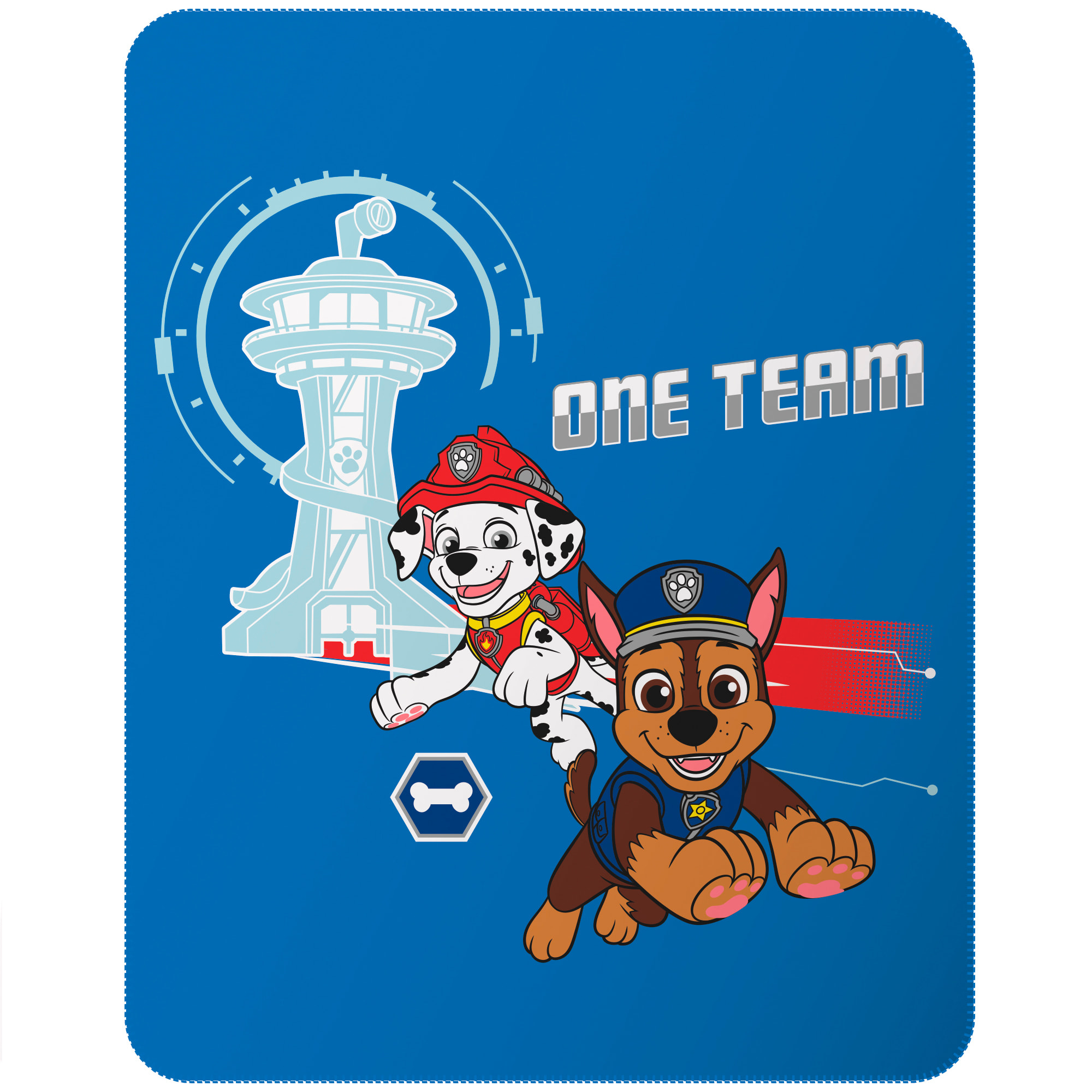 Ensemble Plaid et Coussin, PAT PATROUILLE READY FOR ACTION