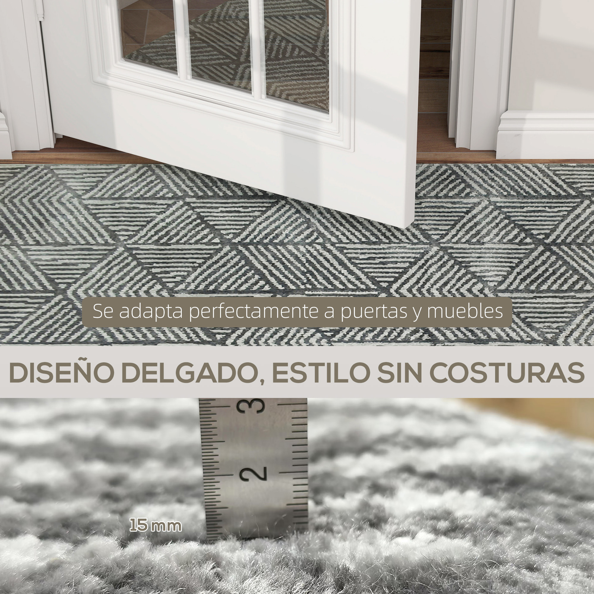 Mesita de Noche Mesilla de Noche con Puerta de Ratán Estante Ajustable y Patas de Madera Estilo Bohemio Mesa Auxiliar para Salón Dormitorio 40x35x58 cm Verde Claro