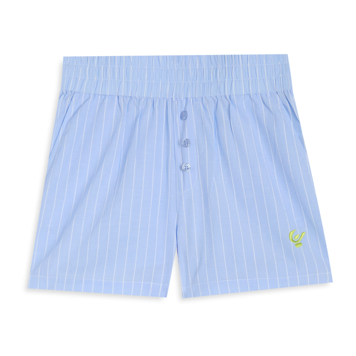 Pantaloncini corti a righe con tasche e logo FREDDY