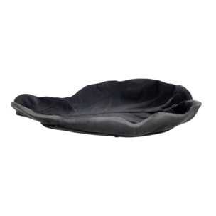 Coupelle fleur en résine noire JUNGLE