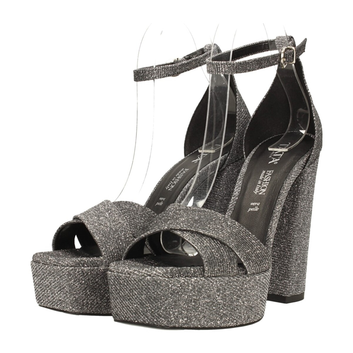 Sandali Donna Tata Italia Argentato