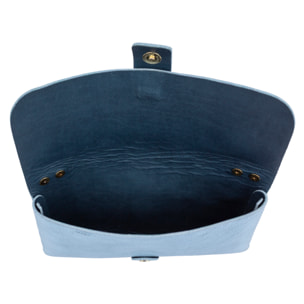 Amaseno bolso bandolera mujer. Piel auténtica Gamuza Lacada.