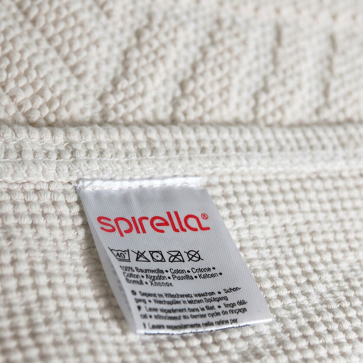 Tapis de bain Coton CUBO 50x80cm Blanc Spirella