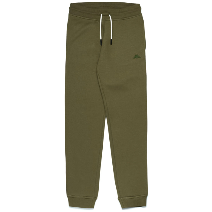 Pantaloni Robe di Kappa Uomo Verde DELFO BRUSHED