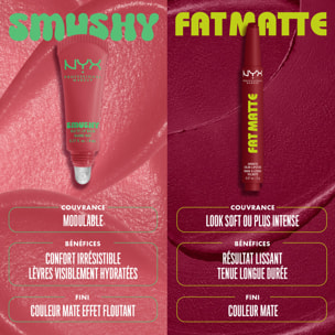 NYX Professional Makeup Fat Matte Rouge à Lèvres Mat Crémeux Blush Blanket