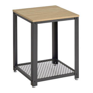 Tavolino versatile Sonoma in stile industriale