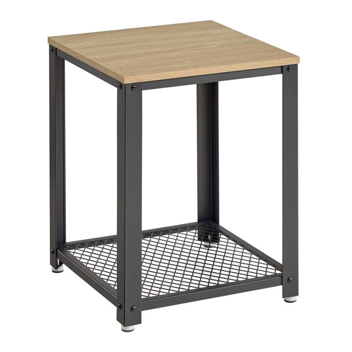 Tavolino versatile Sonoma in stile industriale