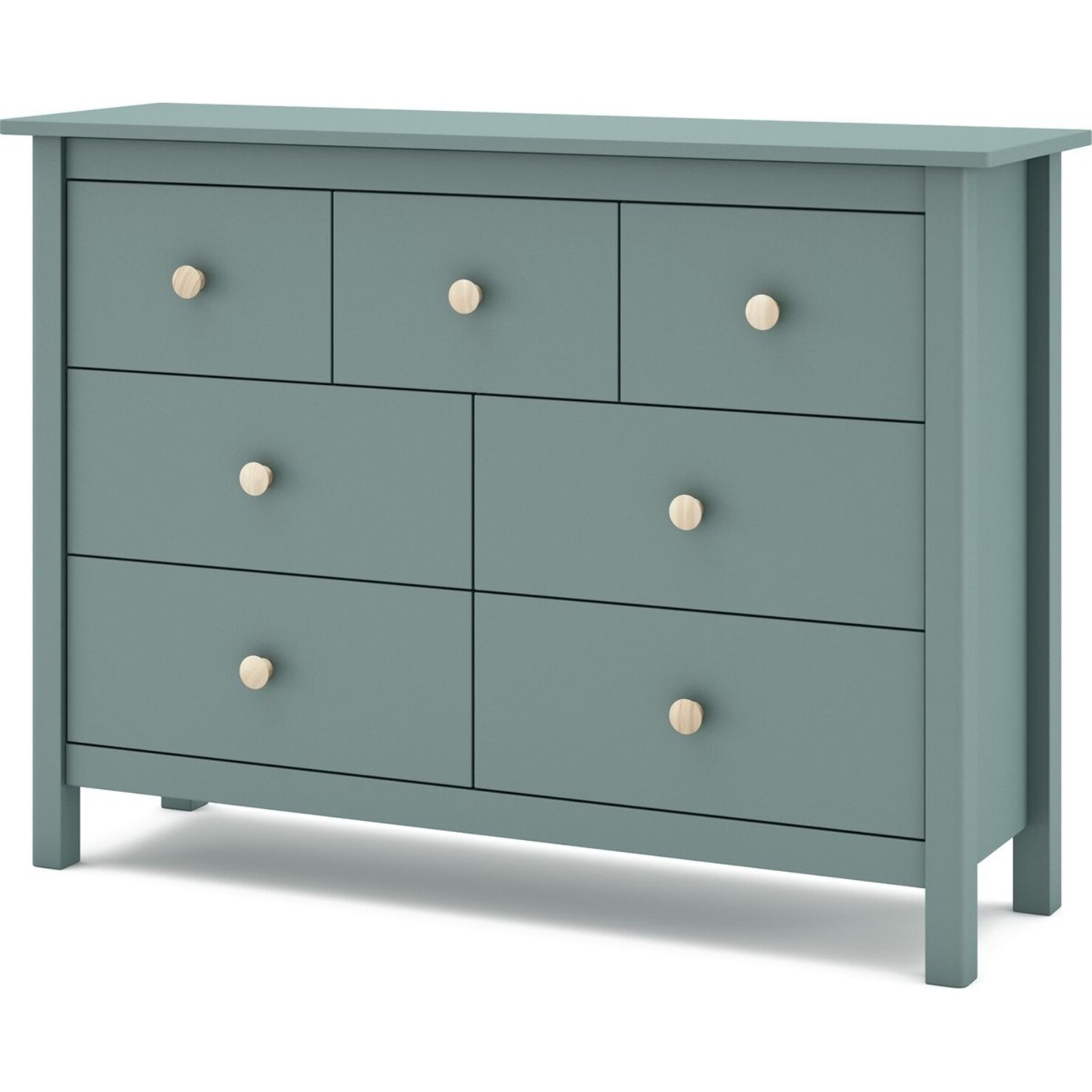 Commode enfant 7 tiroirs en bois massif - MELVIN