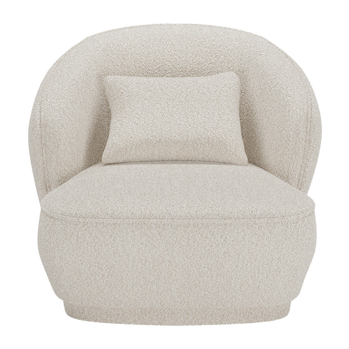 Fauteuil design bouclette