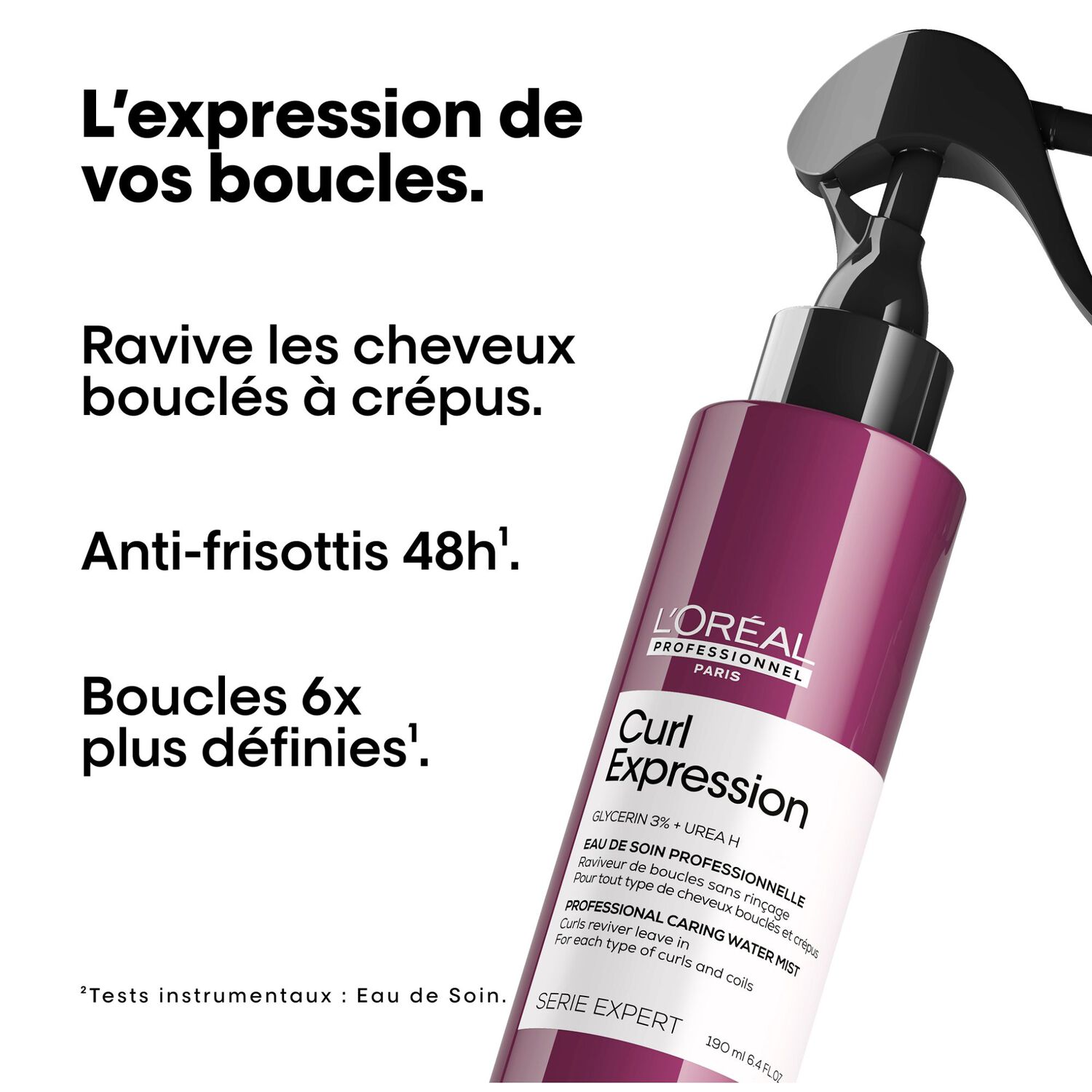 Serie Expert Curl Expression - Eau de Soin Ravivatrice de Boucles