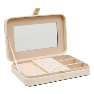 Boîte à bijoux Natty rectangulaire 15x21cm blanc