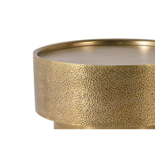 Mesa de centro - aluminio - bronce - 80x80x40cm