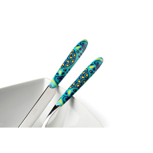 Servizio 24 posate Excelsa – Mandala Mediterraneo, Acciaio Multicolore