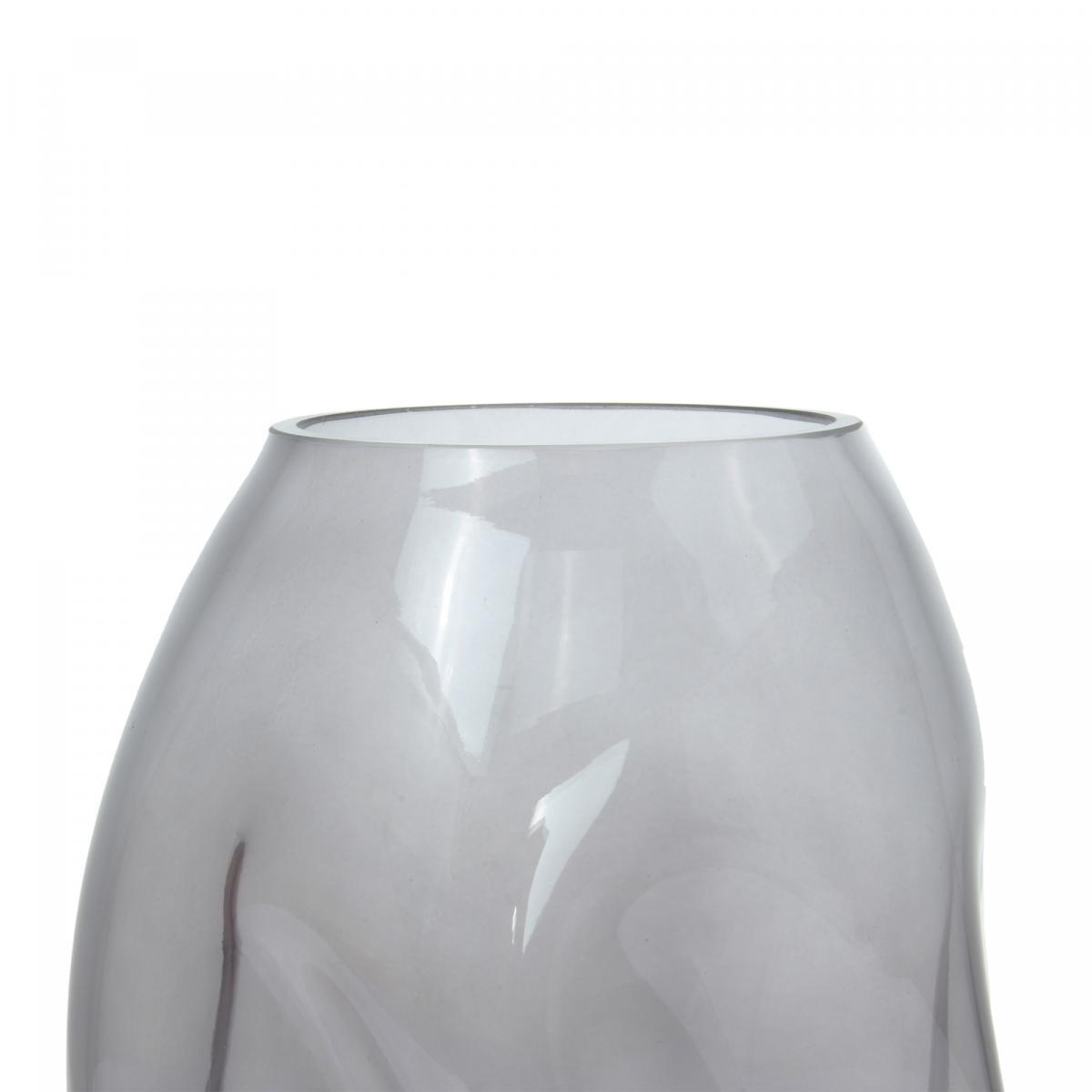 Vase soufflé à la bouche en verre LIHO