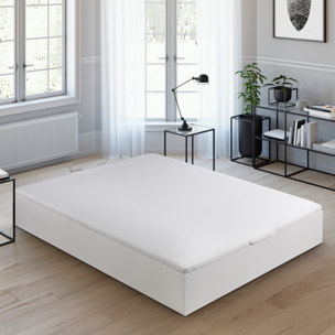 Canapé Abatible Blanco Montaje y Recogida del antiguo incluido Altura 32cm Gran capacidad · ROYAL SLEEP