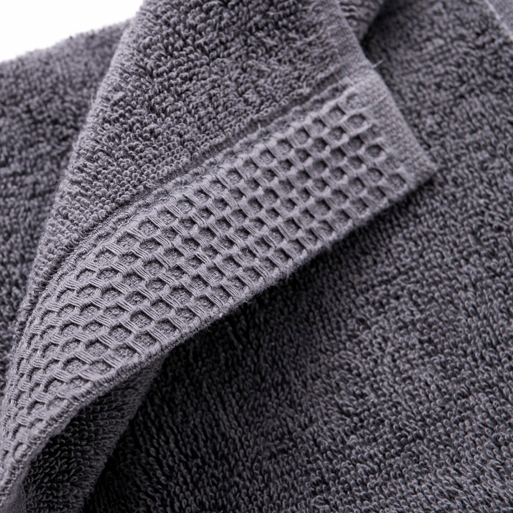 Toalla Gris 100% algodón 550gsm logo bordado scalpers home