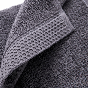 Toalla Gris 100% algodón 550gsm logo bordado scalpers home