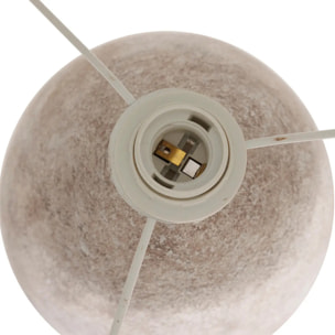 Lampadaire droit secteur Keyah gris H111cm