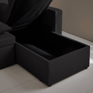 Canapé panoramique convertible 4 places tissu URBAN